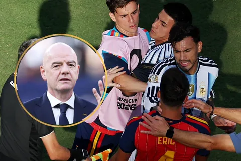 FIFA no perdona a España: la sanción que amenaza al campeón del Mundial 2026 tras la pelea con Leandro Paredes