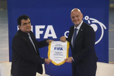Gianni Infantino nuevamente está de visita en Guatemala