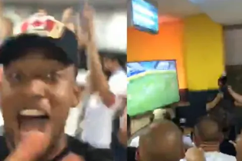 Anthony Lozano y su celebración en redes sociales
