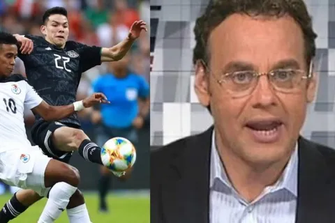 De principio a fin, David Faitelson le dio duro a Panamá y al partido en el Azteca