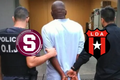 Traicionó a Alajuelense y fue goleador en Saprissa, pero terminó sentenciado a 8 años de prisión: "Eso le trae cárcel o muerte"