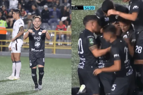El peculiar festejo de Sporting ante Alajuelense que recorrió el mundo (VIDEO)