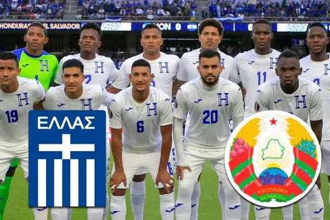 Los convocados de Honduras para enfrentar a Bielorrusia y Grecia