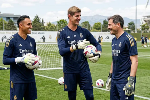 keylor navas-thibaut courtois-iker casillas-real madrid