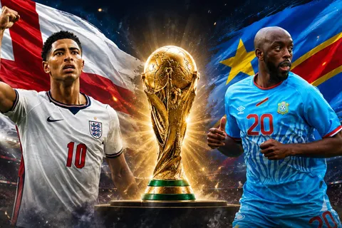 Inglaterra vs. Congo: hora, alineaciones y dónde ver EN VIVO el partido de 16avos de final del Mundial 2026