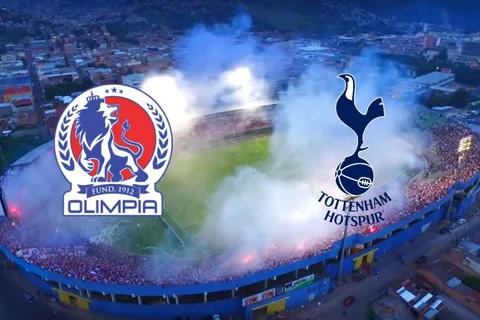 Tottenham de Inglaterra retó al Olimpia, y esta fue su respuesta
