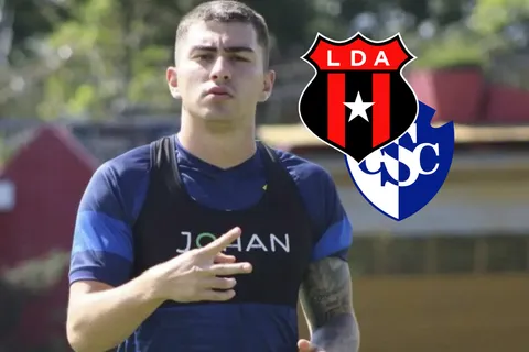 El primer mensaje de Fernán Faerron tras confirmarse que Alajuelense lo tiene en la mira