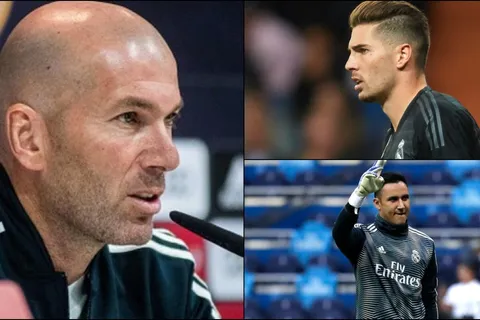 Zidane explicó porque puso a su hijo Luca por encima de Keylor Navas