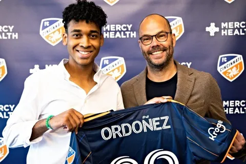 El futbolista Arquimidis Ordóñez es nuevo jugador del FC Cincinnati en la MLS