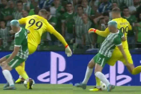¡Otra vez con los pies! Donnarumma  estuvo cerca de regalar un gol con PSG en Champions [VIDEO]