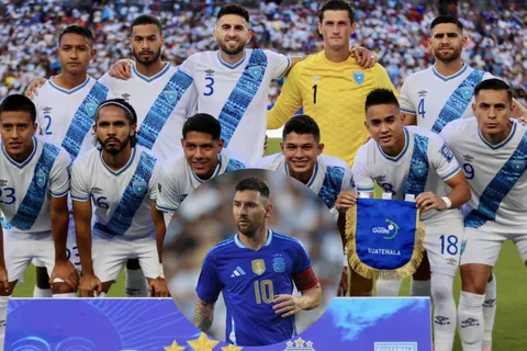 Los futbolistas de Guatemala que intercambiaron camiseta con Lionel Messi