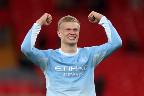Haaland, delantero del Manchester City.