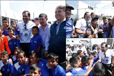 Carlos Ruiz abrió escuela de fútbol con metodología europea