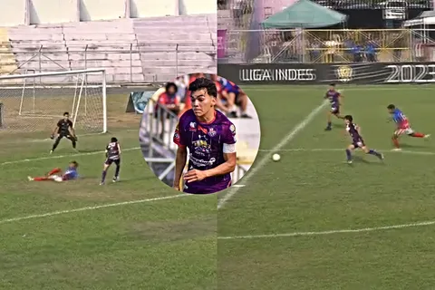 Un gol a lo "Maradona" estuvo presente en El Salvador [VIDEO]
