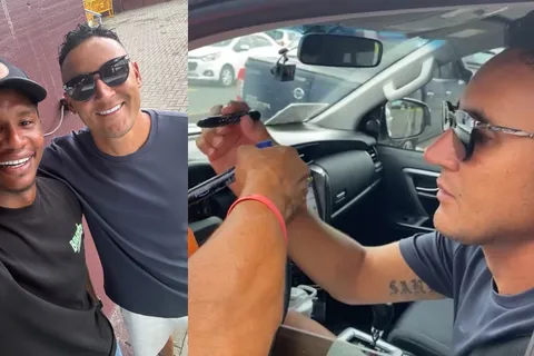 Después de la selfie con Keylor Navas: qué hizo Fidel Escobar que enloqueció a los morados