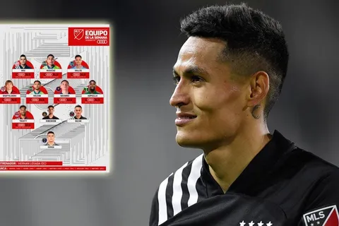 Andy Najar vuelve a aparecer en el equipo de la semana de la MLS