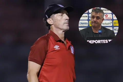 Pedro Troglio responde a Diego Vásquez sobre el arbitraje del Motagua vs Olimpia