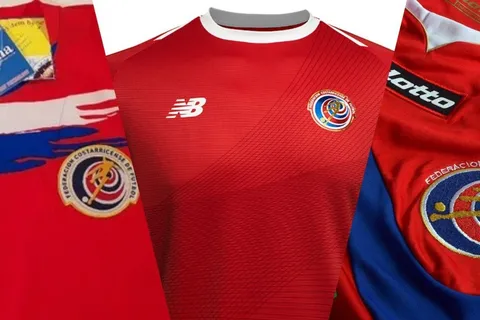 Las mejores camisetas de la Selección de Costa Rica en los mundiales