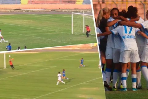Selección femenina de Nicaragua venció 2-0 a El Salvador en partido amistoso