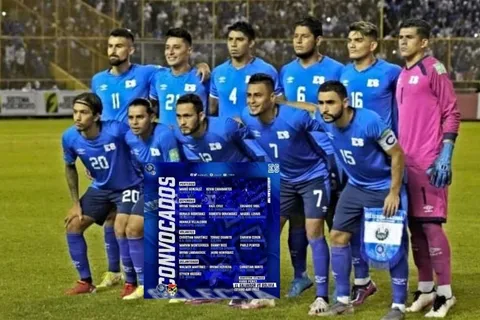 Los convocados de El Salvador para enfrentar a Bolivia