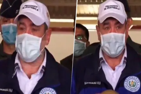 El tierno gesto de un niño de cuatro años que hizo llorar a Alejandro Giammattei, presidente de Guatemala