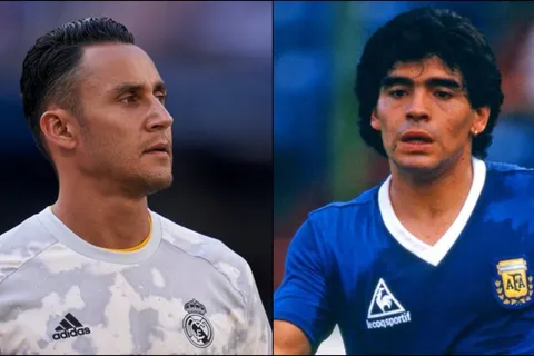 Comparan a Keylor Navas con Diego Maradona