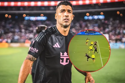 Acá está la prueba que atormenta a Messi: apareció el video por el que la MLS castigó a Luis Suárez por el hondureño Andy Najar