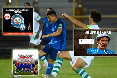 Los memes explotaron por el empate de El Salvador ante Montserrat
