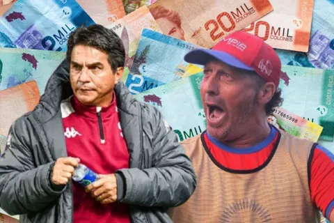 Mientras Vladimir Quesada gana ₡4 millones en Saprissa, el salario que recibe Troglio en Olimpia
