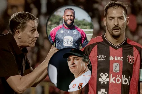 No se quedó callado: Kendall Waston se mete entre el Machillo Ramírez, Guimaraes y Celso Borges