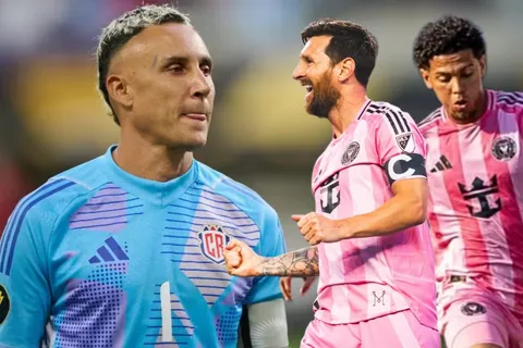 Ante los ojos de Concacaf: el duro golpe a Keylor Navas que celebran Lionel Messi y David Ruiz