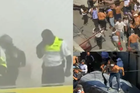 Aficionados de Comunicaciones provocan disturbios en el estadio de Mixco