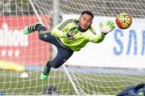Keylor se luce así en los entrenamientos del Madrid