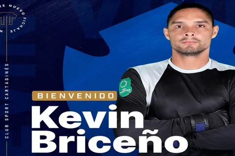 Cartaginés anuncia el fichaje de Kevin Briceño