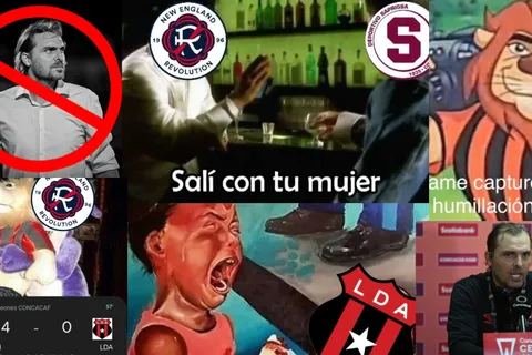 Los memes destrozaron a Alajuelense en las redes tras ser humillados en Concachampions ante New England