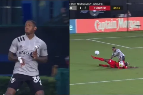 Rommel Quioto hace gol y le cometen penal en el clásico canadiense