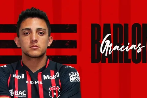 Alajuelense anunció la partida de Barlon Sequeira
