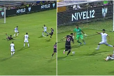 Las dos espectaculares atajadas de Mario González a Lionel Messi en El Salvador vs Inter Miami (Video)