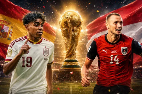 España vs. Austria: hora, alineaciones y dónde ver EN VIVO el partido de 16avos de final del Mundial 2026