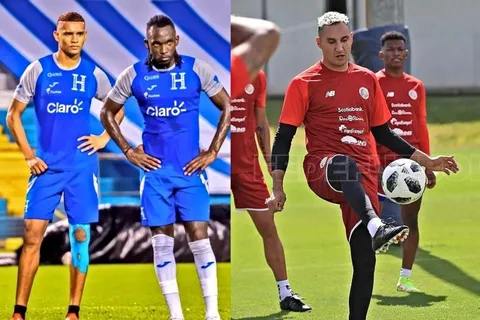 El posible once de Honduras y Costa Rica para enfrentarse por Eliminatorias
