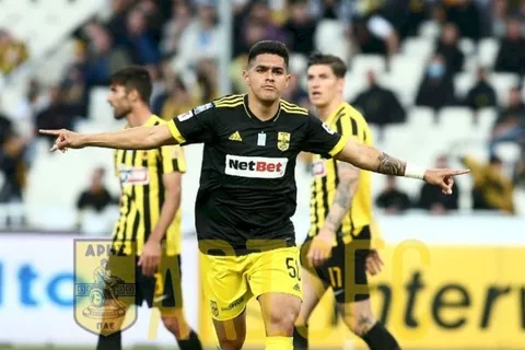 Luis Palma anota su primer gol con Aris Salónica [VIDEO]