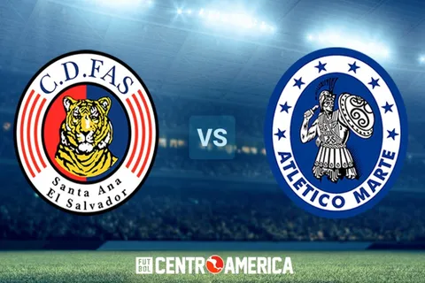 FAS vs Atlético Marte: horario, canal de TV y streaming para ver EN VIVO la fecha 4 del Apertura de El Salvador