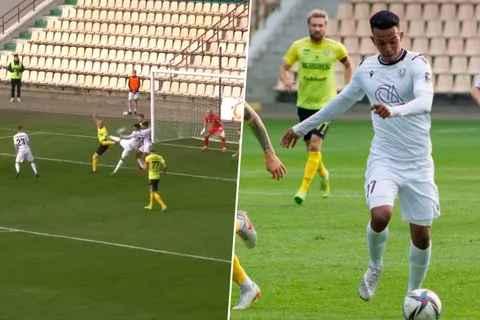 Ariagner Smith marca un golazo de volea para el Sputnik [VIDEO]
