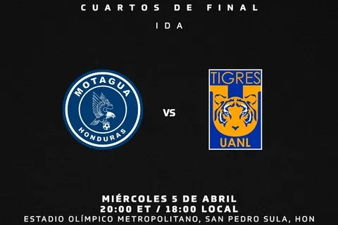 Motagua vs. Tigres UANL: el favorito de las casas de apuestas para la ida de los cuartos de final de la Concachampions 2023