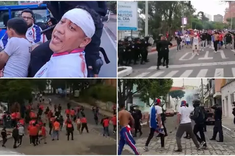 Liga Concacaf: Disturbios entre aficionados de Municipal y Olimpia