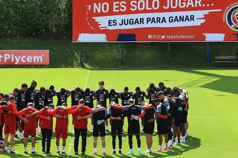 El once de Costa Rica para enfrentar a Guadalupe por Copa Oro