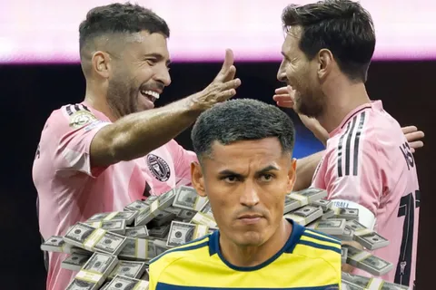 Mientras Lionel Messi y Jordi Alba ganan 26 millones de dólares, este es el salario de Andy Najar en el All Star Game de la MLS