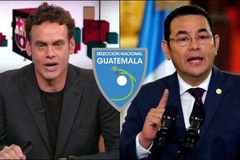 David Faitelson recordó su mala experiencia con Jimmy Morales por un partido de Guatemala