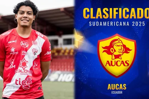 Así es Aucas, el nuevo equipo de Joshua Canales: Tiene un título y jugará Sudamericana