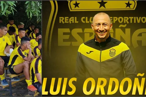 Luis Ordoñez es el nuevo técnico de Real España, y ya realizó su primer entrenamiento